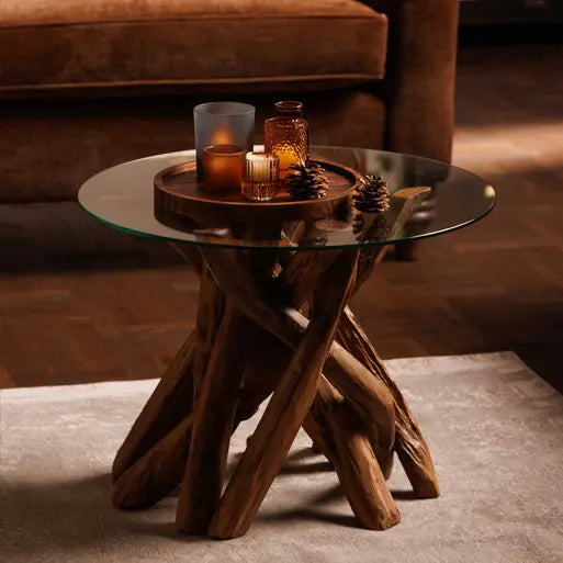 ForestTwine Driftwood Side Table
