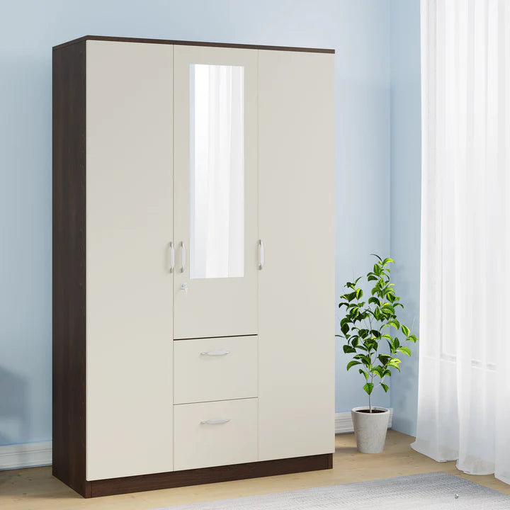 DualTone Mirror Wardrobe