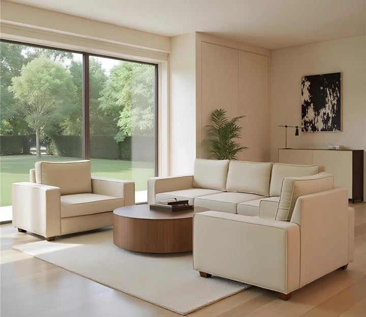 Albus 3+1+1 Seater Fabric Sofa Set
