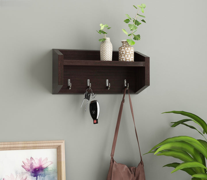 Alex Wall Shelf with Key Holders