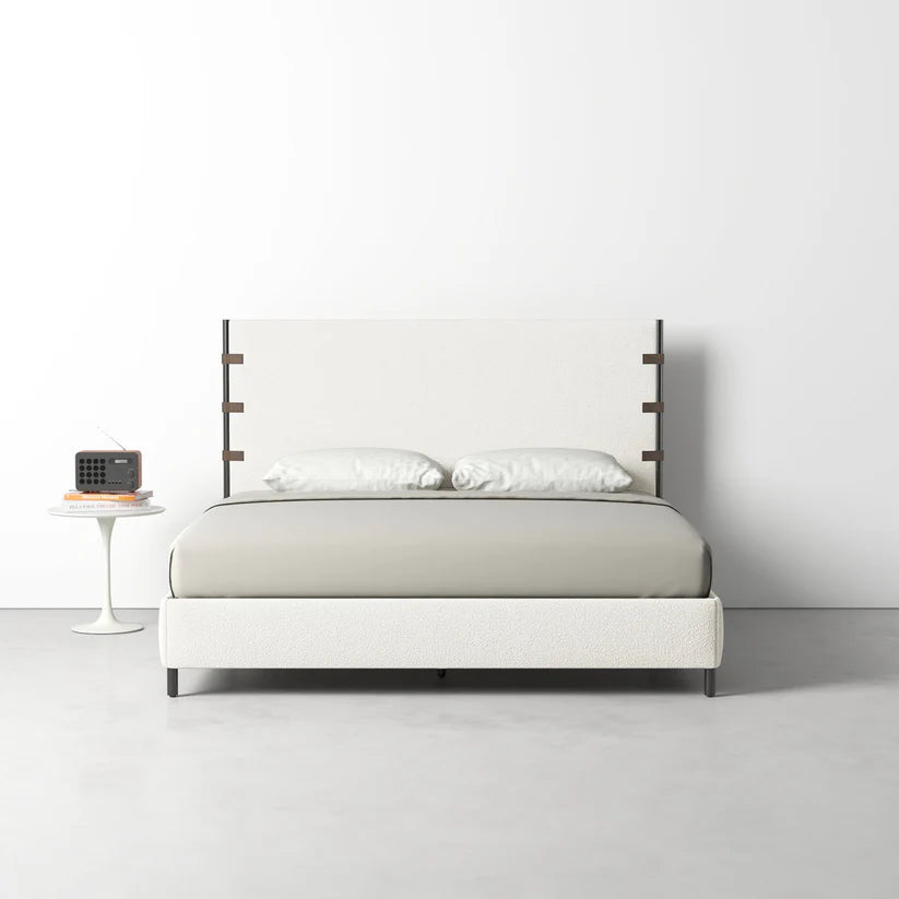 Buckle Strap Platform Bed