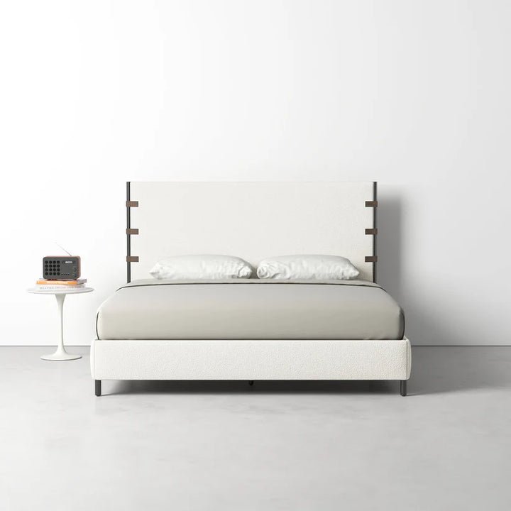 Buckle Strap Platform Bed