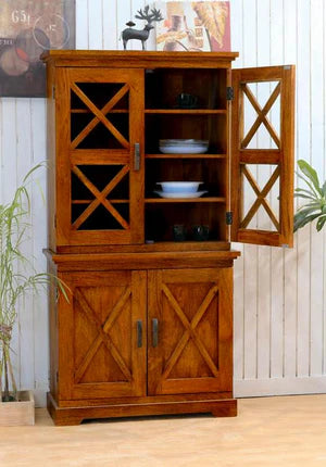 Farmhouse Charm Crockery Cabinet