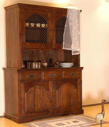 Heritage Solid Wood Crockery Cabinet