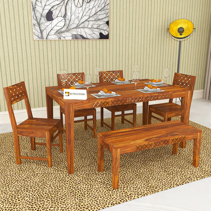 Royal Carve Wooden Dining Set