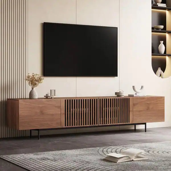 Modulo Slatted Media Console