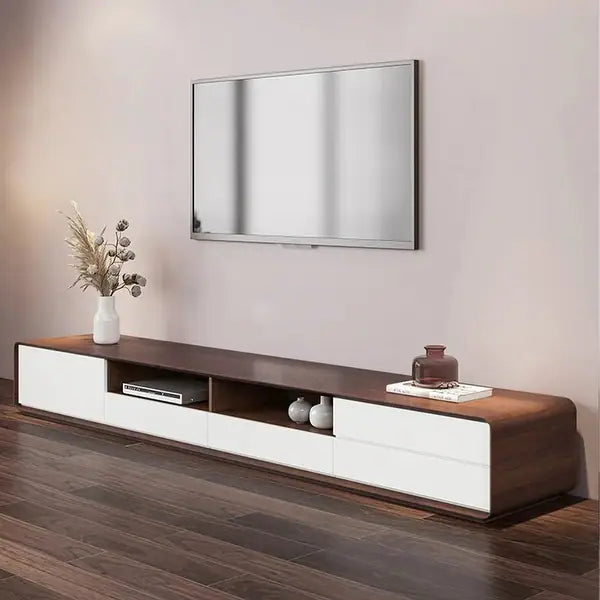Oslo Slatted Media Console