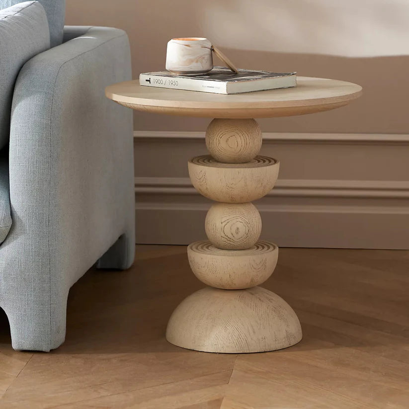Balanced Sculpture End Table