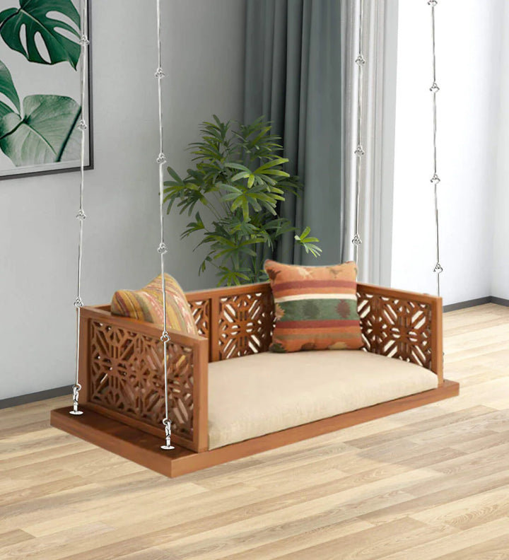 HeritageAura Wooden Swing